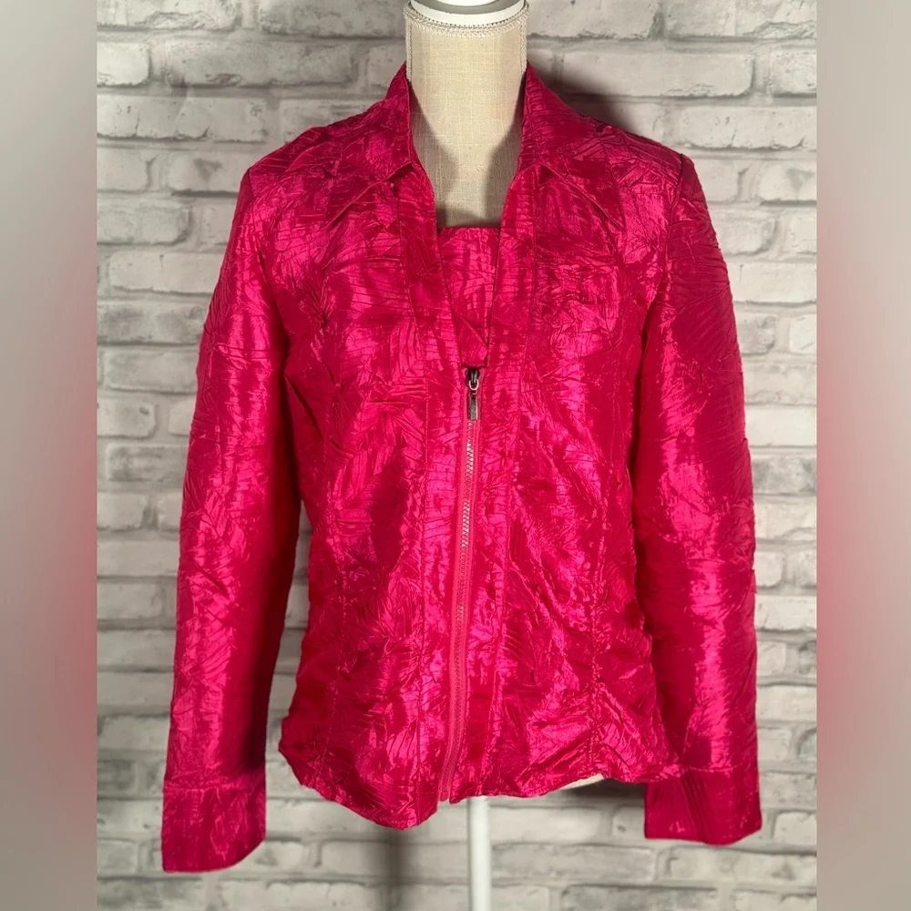Bala Bala Hot Pink Top Blouse & Matching Jacket Set
